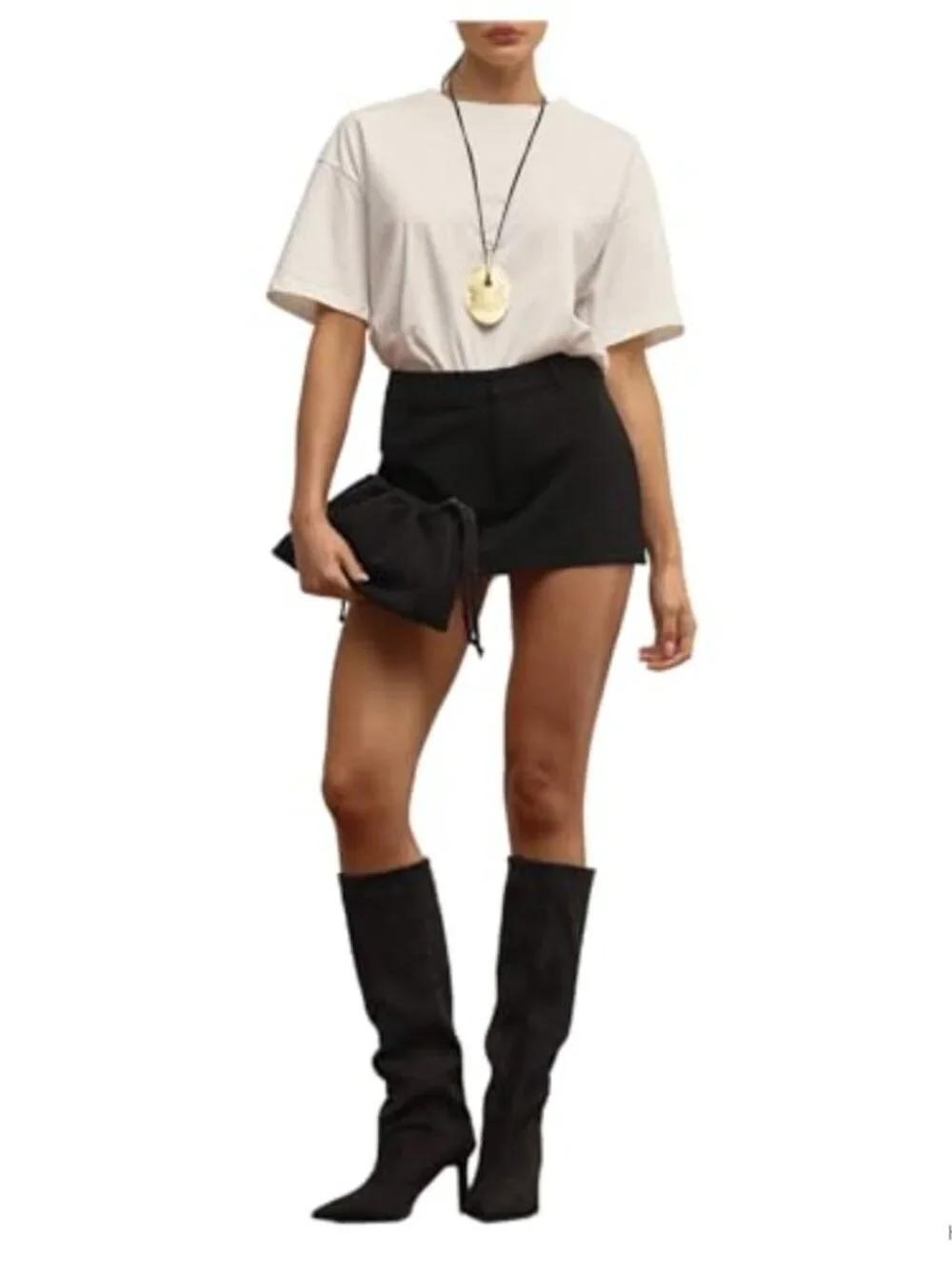 Floerns Women's Sexy Elegant Low Rise Mini Skirt with Underneath